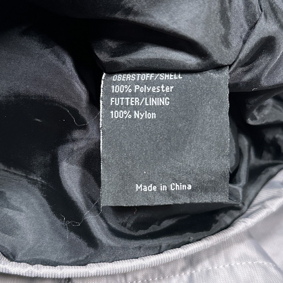 Vintage Mercedes Benz Formula 1 F1 Racing Gray Windbreaker Jacket Mens XL - Picture 14 of 16